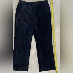 Moschino Women’s Pants Size 8 Black Color Velvet Gorgeous Vintage Made in Italy